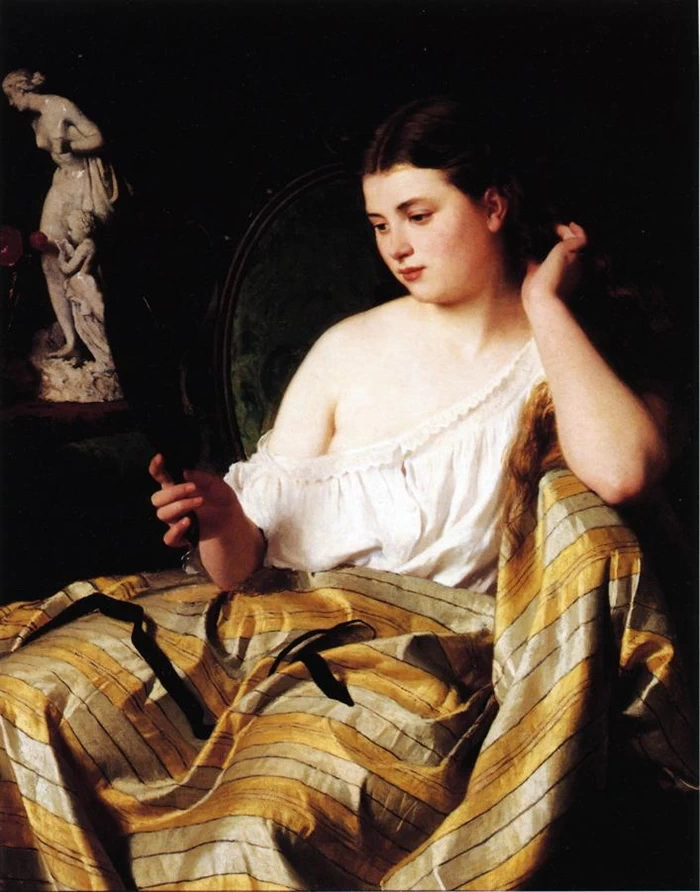 Ragazza in poltrona